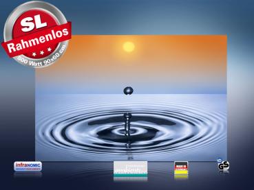 Preview: infrarot Bildheizung 500 Watt 90x60 M10-SL Wassertropfen II