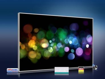 Preview: infrarot Bildheizung 500 Watt 90x60 M10-SL abstrakt bunt