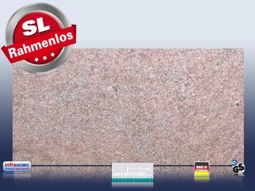 Preview: Infrarot Bildheizung 700 Watt 120x60 M10-SL Granit rot fein