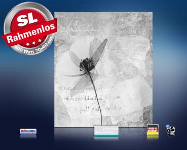 Preview: Infrarot Bildheizung 400 Watt 70x60 M10-SL Abstract Blume