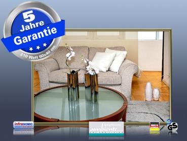Preview: Infrarot Spiegelheizung Bad 210 Watt 60x40 M10M