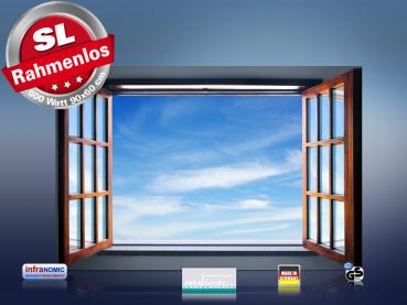 Preview: infrarot Bildheizung 500 Watt 90x60 M10-SL Fenster II