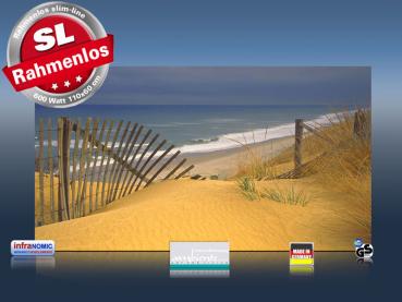 Preview: Infrarot Bildheizung 600 Watt 110x60 M10-SL Düne