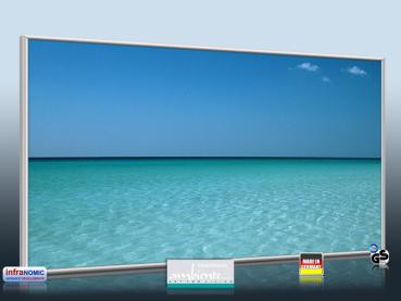Preview: Infrarot Bildheizung 700 Watt 120x60 M10-SL Mittelmeer