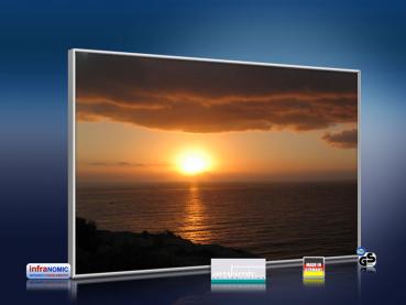 Preview: infrarot Bildheizung 500 Watt 90x60 M10-SL Sonnenaufgang
