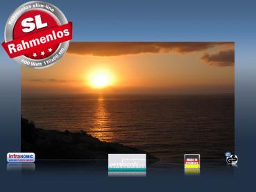 Preview: Infrarot Bildheizung 600 Watt 110x60 M10-SL Sonnenaufgang