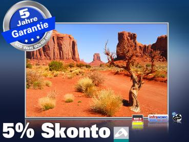 infrarot Bildheizung 500 Watt 90x60 M10-SL Ayers Rock