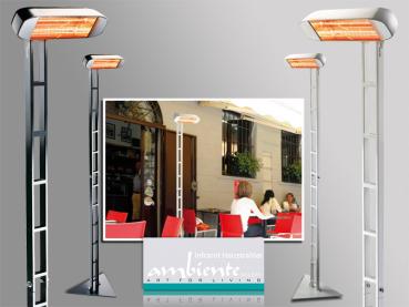 Preview: Stativ Scala 213 cm hoch für Infrarotstrahler Heliosa HiDesign