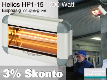 High Power Infrarot Wärmestrahler Helios HP1-15 IP20 1500 Watt