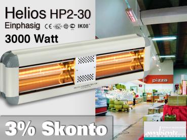 High Power Infrarot Wärmestrahler Helios HP2-30 IP20 3000 Watt