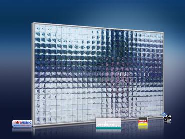 Preview: infrarot Bildheizung 500 Watt 90x60 M10-SL Drahtglas