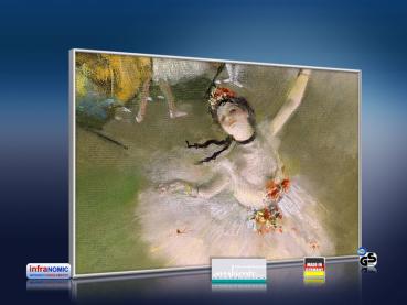 Preview: Infrarot Bildheizung Kunst 500 Watt 90x60 M10-SL Primaballerina
