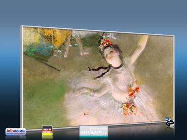 Preview: Infrarot Bildheizung Kunst 600 Watt 110x60 M10-SL Primaballerina