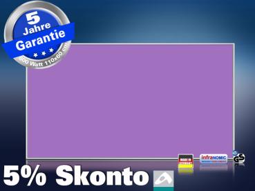 Infrarotheizung farbig 600 Watt 110x60 M10-SL RAL Verkehrspurpur