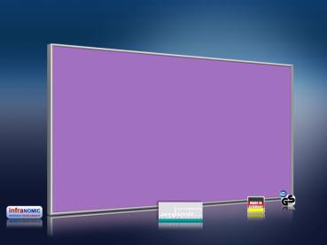 Preview: Infrarotheizung farbig 600 Watt 110x60 M10-SL RAL Verkehrspurpur