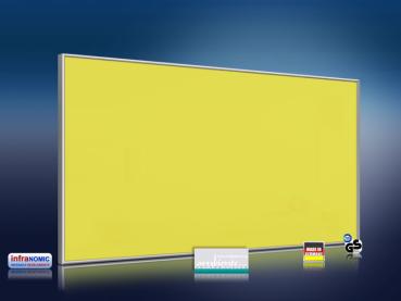 Preview: Infrarotheizung farbig 600 Watt 110x60 M10-SL RAL Verkehrsgelb