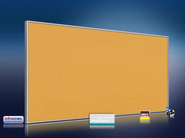 Preview: Infrarotheizung farbig 700 Watt 120x60 M10-SL RAL Leuchthellorange