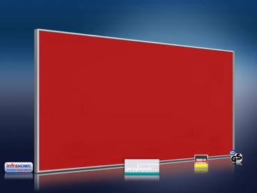 Preview: Infrarotheizung farbig 700 Watt 120x60 M10-SL RAL Verkehrsrot