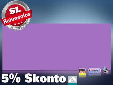 Preview: Infrarotheizung farbig 900 Watt 140x60 M10-SL RAL Verkehrspurpur