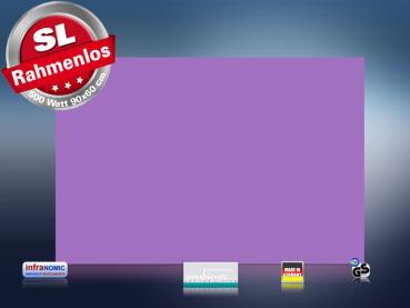 Preview: Infrarotheizung farbig 500 Watt 90x60 M10-SL RAL Verkehrspurpur
