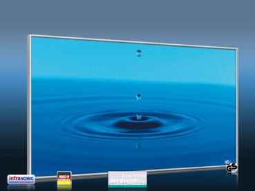 Preview: Infrarot Bildheizung 600 Watt 110x60 M10-SL Wassertropfen