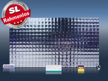 Preview: Infrarot Bildheizung 600 Watt 110x60 M10-SL Drahtglas