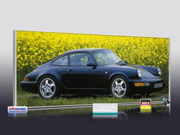 Preview: Infrarotheizung als Bild Bildheizung 900 Watt 140x60 M10-SL Porsche