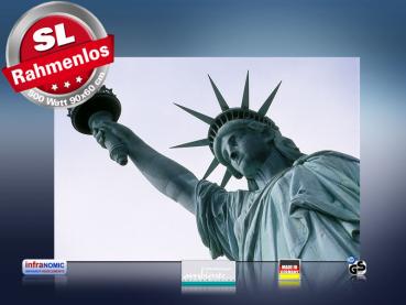 Preview: infrarot Bildheizung 500 Watt 90x60 M10-SL Freiheitsstatue