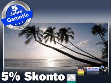 Infrarot Bildheizung 900 Watt 140x60 M10-SL Barbados