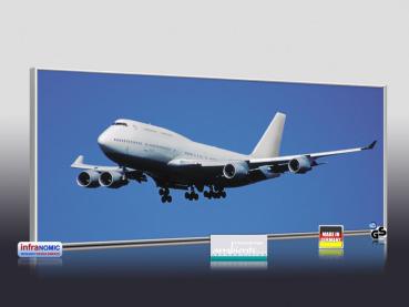 Preview: Infrarot Bildheizung 900 Watt 140x60 M10-SL Jumbo Jet