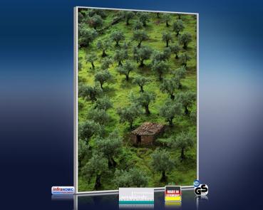 Preview: Infrarot Bildheizung 500 Watt 90x60 M10-SL Olivenbäume