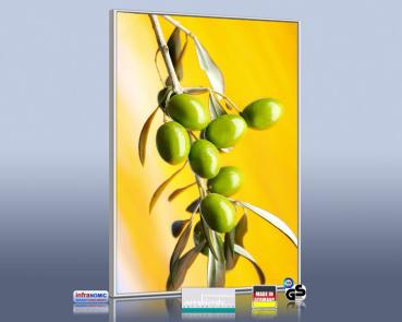Preview: Infrarot Bildheizung 500 Watt 90x60 M10-SL Oliven