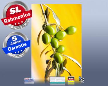 Preview: Infrarot Bildheizung 500 Watt 90x60 M10-SL Oliven