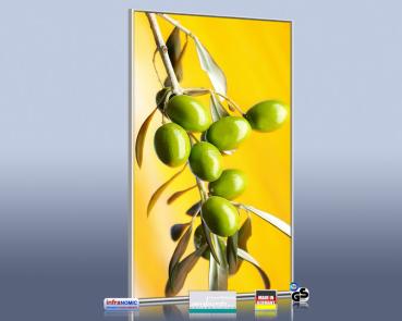 Preview: Infrarot Bildheizung 600 Watt 110x60 M10-SL Oliven