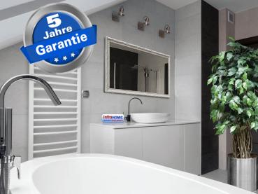 Preview: Infrarot Spiegelheizung Bad 400 Watt 70x60 Stilrahmen StAw