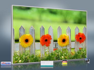 Preview: Infrarot Bildheizung 500 Watt 90x60 M10-SL Blumenzaun