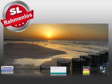 Preview: Infrarot Bildheizung 900 Watt 140x60 M10-SL sundown