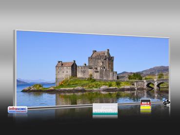 Preview: Infrarot Bildheizung 900 Watt 140x60 M10-SL Eilean Donan Castle