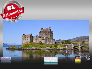 Preview: Infrarot Bildheizung 900 Watt 140x60 M10-SL Eilean Donan Castle