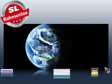 Preview: Infrarot Bildheizung 900 Watt 140x60 M10-SL Planet Erde