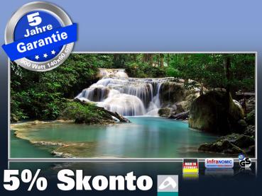 Infrarot Bildheizung 900 Watt 140x60 M10-SL Flusslauf