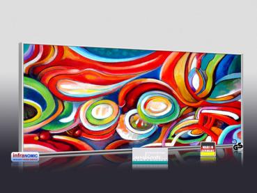 Preview: Infrarot Bildheizung 900 Watt 140x60 M10-SL fondale fantasia
