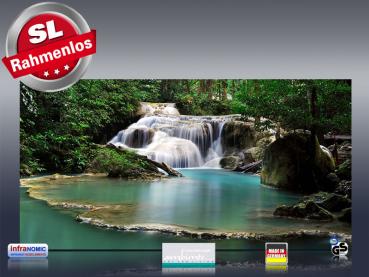 Preview: Infrarot Bildheizung ESG Glas 700 Watt 120x60 M10-SL Flusslauf