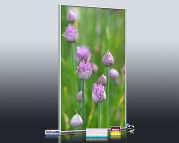 Preview: Infrarot Bildheizung 700 Watt 120x60 M10-SL Schnittlauch Hochformat