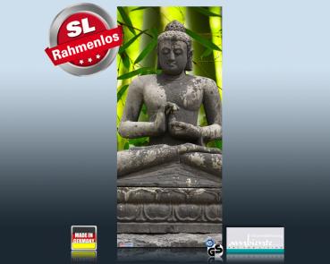 Preview: Infrarotheizung mit Bild Bildheizung 900 Watt 140x60 M10-SL Buddha
