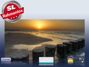 Preview: Infrarot Bildheizung 700 Watt 120x60 M10-SL sundown