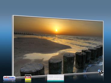 Preview: Infrarot Bildheizung 600 Watt 110x60 M10-SL sundown