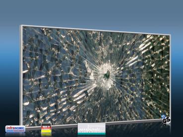Preview: Infrarot Bildheizung 600 Watt 110x60 M10-SL Glas mit Loch