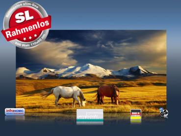 Preview: Infrarot Bildheizung 600 Watt 110x60 M10-SL Wildpferde