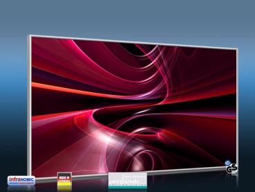 Preview: Infrarot Bildheizung 600 Watt 110x60 M10-SL Spirale rot